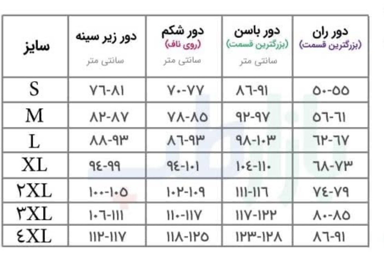گن بعد از عمل شلواری fitkadin ترکیه پارچه دولایه
